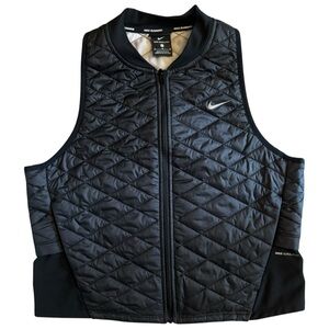 Nike AeroLayer Women’s Running Vest Therma‑FIT M Black – Lightweight & Warm